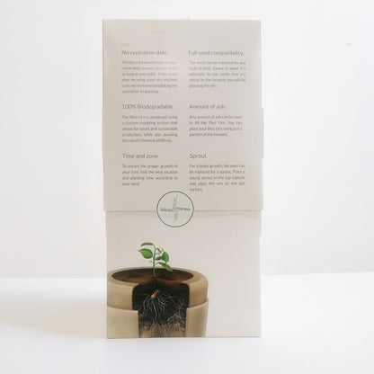 Biodegradable Bios Urn for Humans - Outer Packaging - Bloom Again